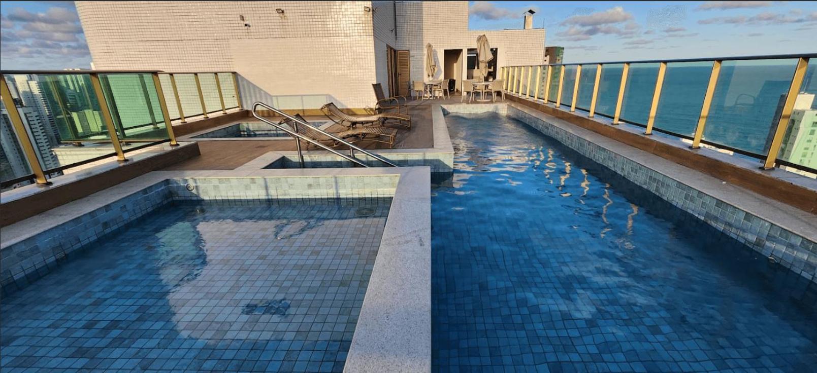 Flat 2 Quartos A 100M Da Praia De Boa Viagem เฮซิเฟ ภายนอก รูปภาพ